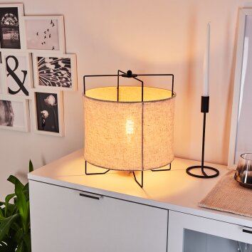 Casoie Tischleuchte Schwarz, 1-flammig Casoie Tischleuchte Schwarz, 1-flammig