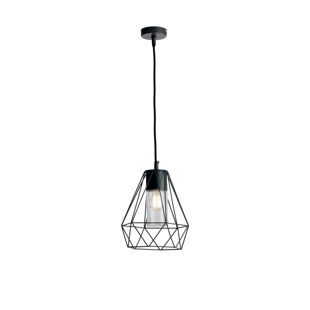 Lutec Mandala Hängeleuchte Anthrazit, 1-flammig main product photo