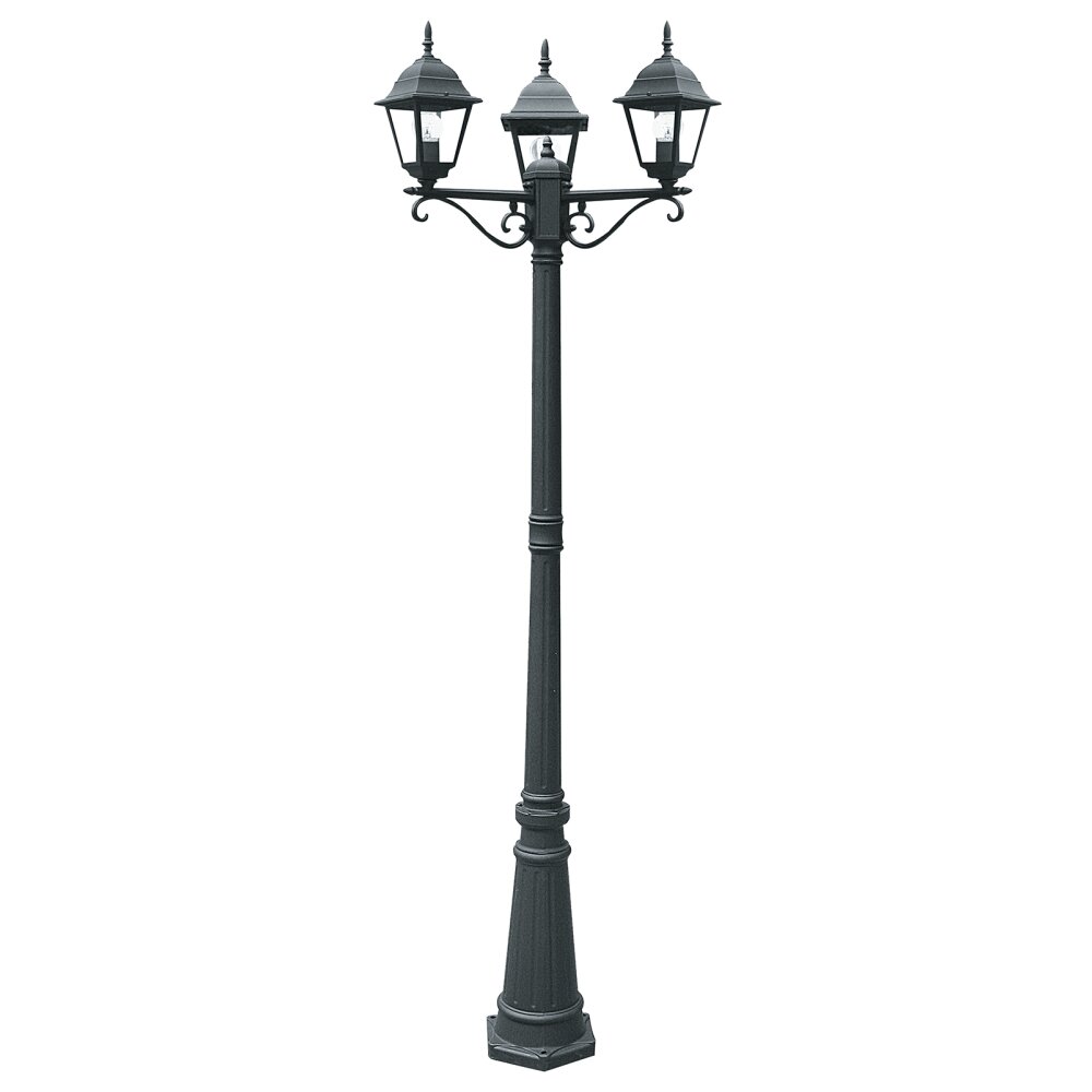 Lutec Roma Wegeleuchte Anthrazit, 3-flammig main product photo