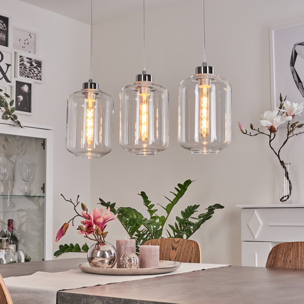 Chiedent Pendelleuchte Chrom, 3-flammig main product photo