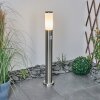 Caserta Wegeleuchte Nickel-Matt, Weiß, 1-flammig, Bewegungsmelder