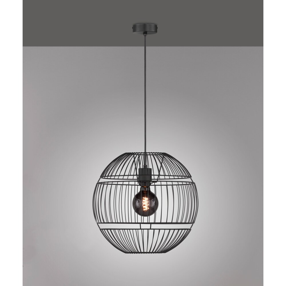 Fischer & Honsel Drops Pendelleuchte Schwarz, 1-flammig main product photo