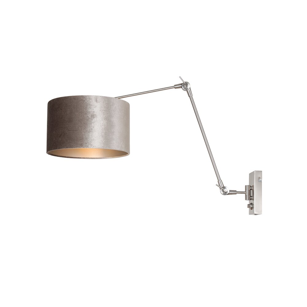 Steinhauer Prestige Chic Wandleuchte Stahl gebürstet, 1-flammig main product photo