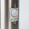Tunes Wegeleuchte Nickel-Matt, 1-flammig, Bewegungsmelder