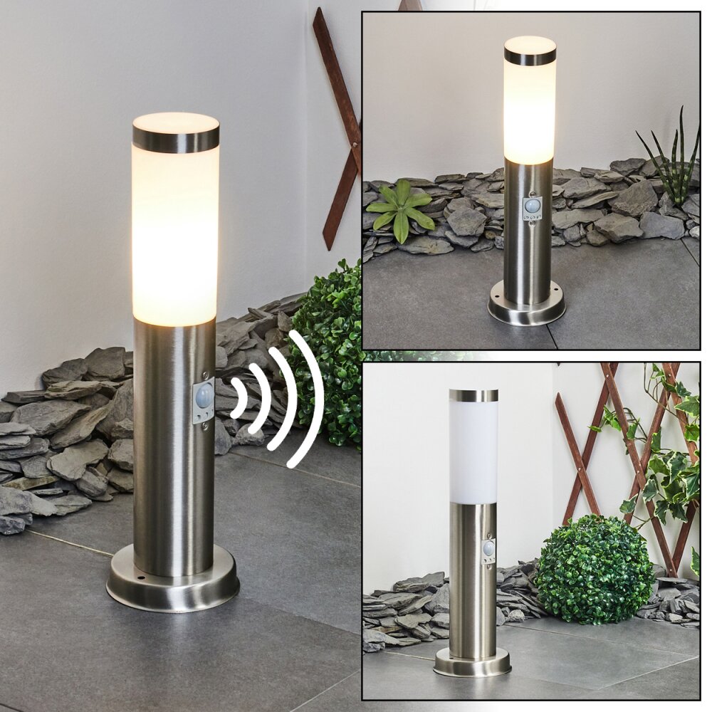 Sessa Wegeleuchte Nickel-Matt, 1-flammig, Bewegungsmelder main product photo