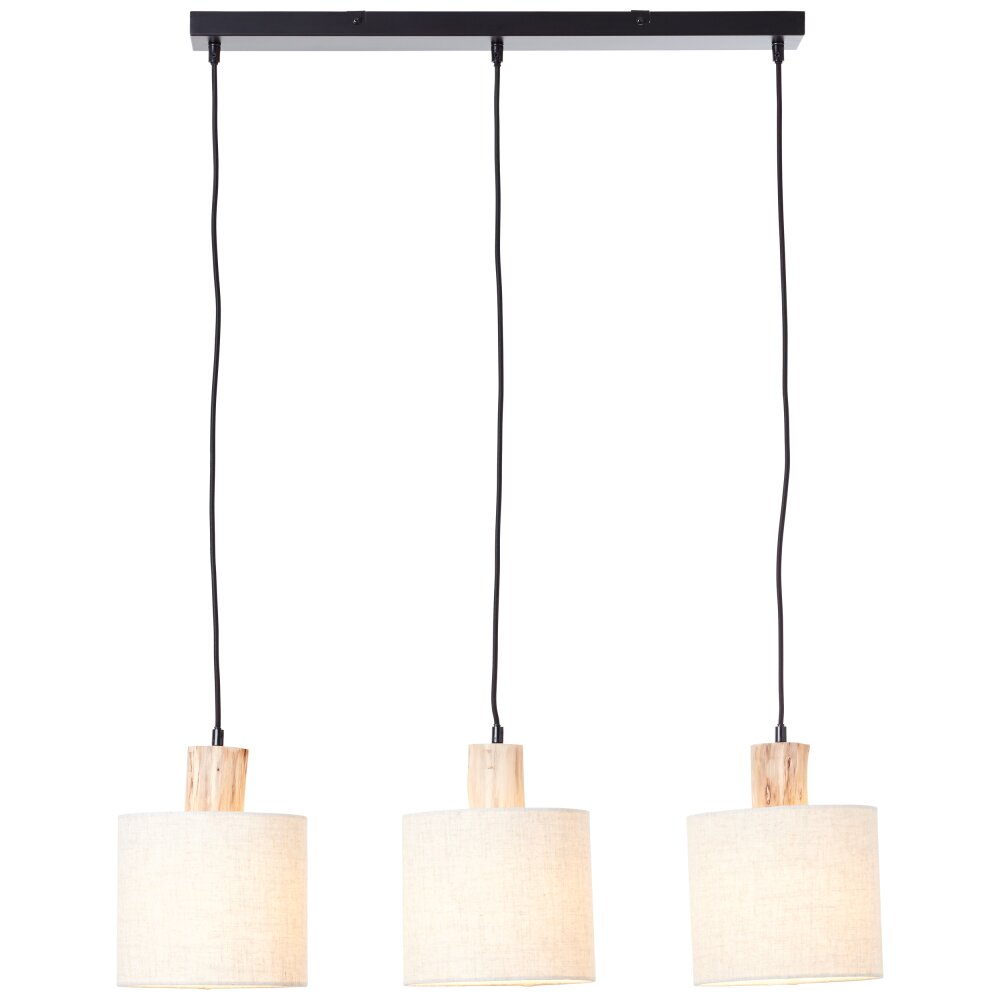 Brilliant Pia Pendelleuchte Schwarz, 3-flammig main product photo