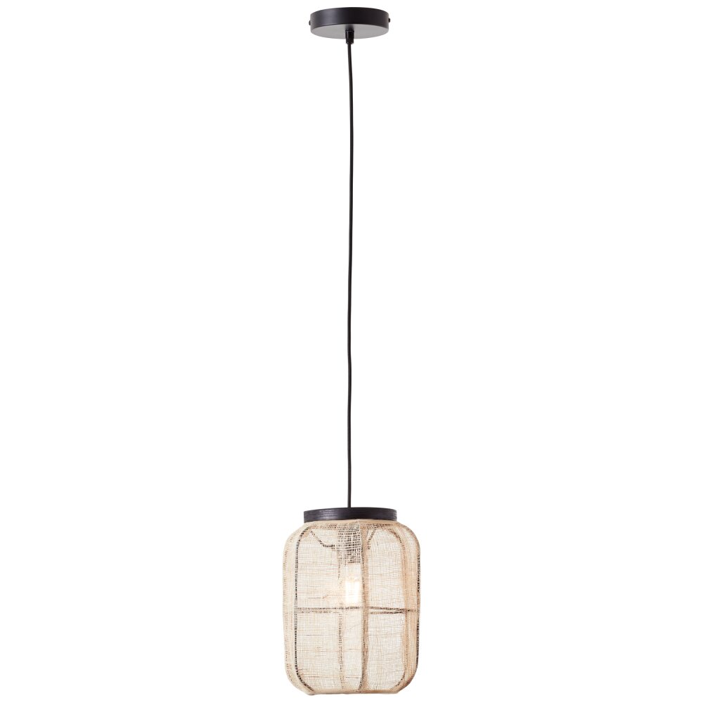 Brilliant Tannah Pendelleuchte Schwarz, 1-flammig main product photo