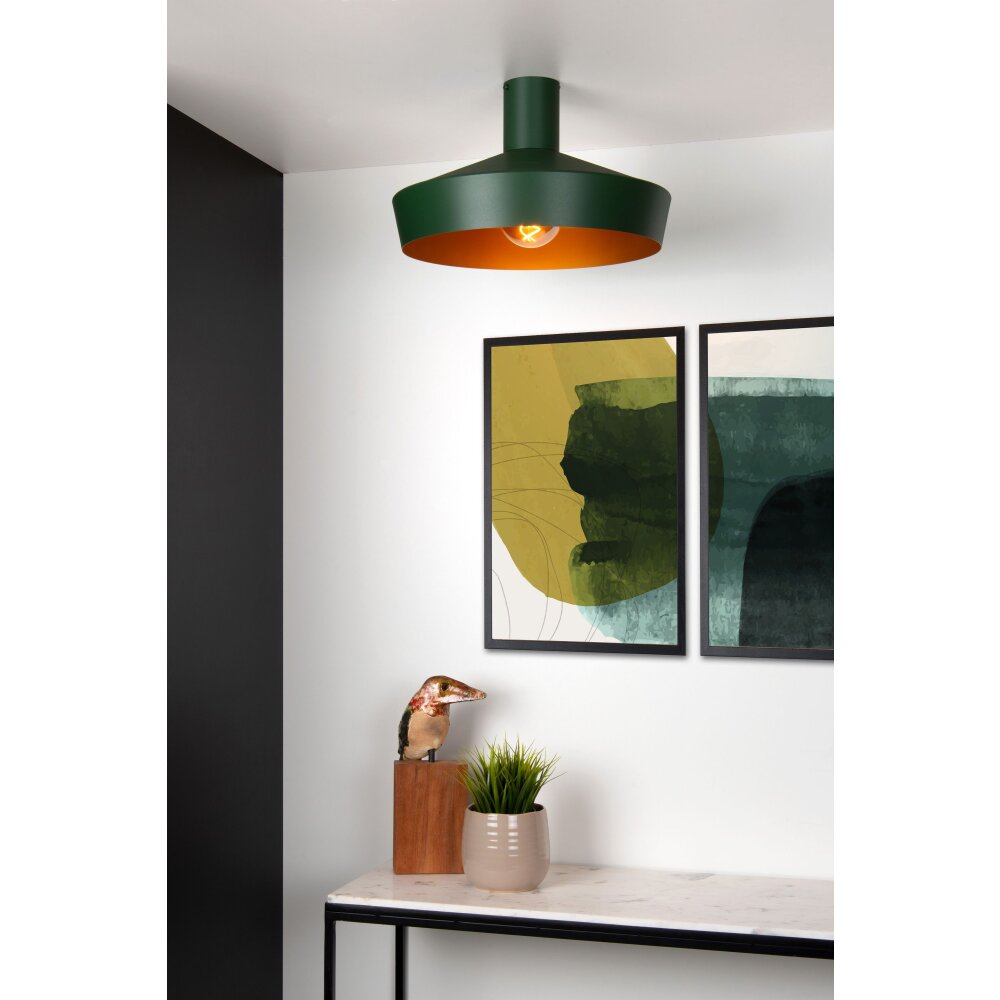 Lucide CARDIFF Deckenleuchte Grün, 1-flammig main product photo