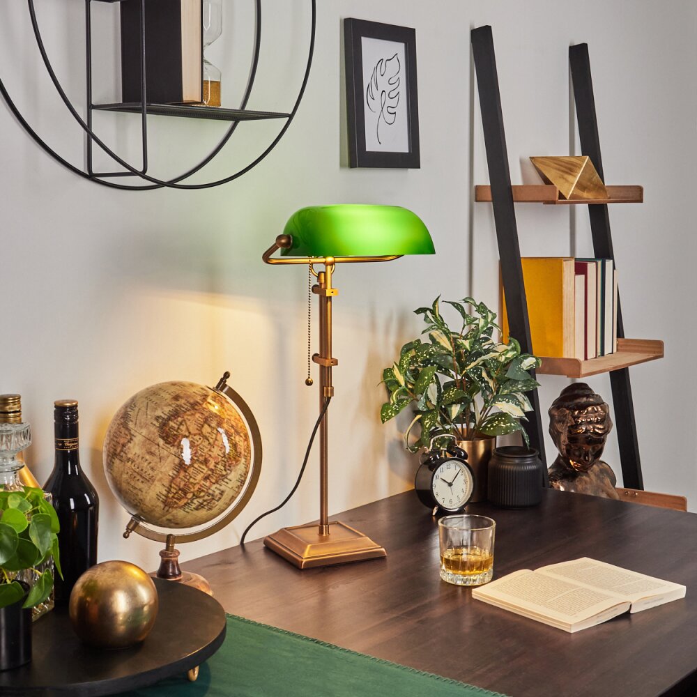 Ragaz Bankerlampe Bronze, 1-flammig main product photo