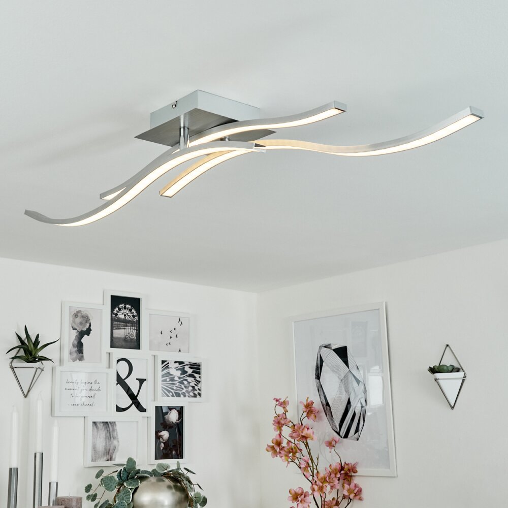 Bernese Deckenleuchte LED Nickel-Matt, 3-flammig main product photo