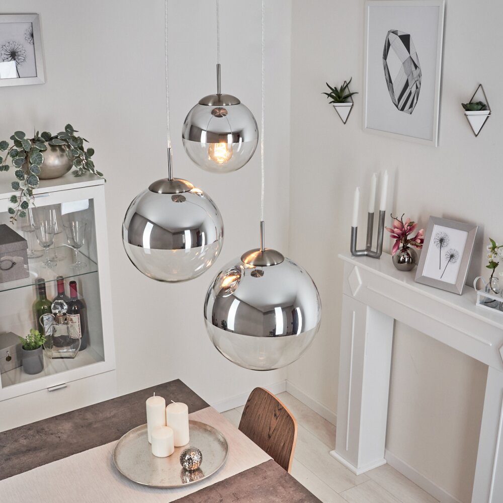 Degevos Hängeleuchte Nickel-Matt, 3-flammig main product photo