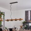 Gressot Pendelleuchte Antik, Naturfarben, Nickel-Matt, 4-flammig