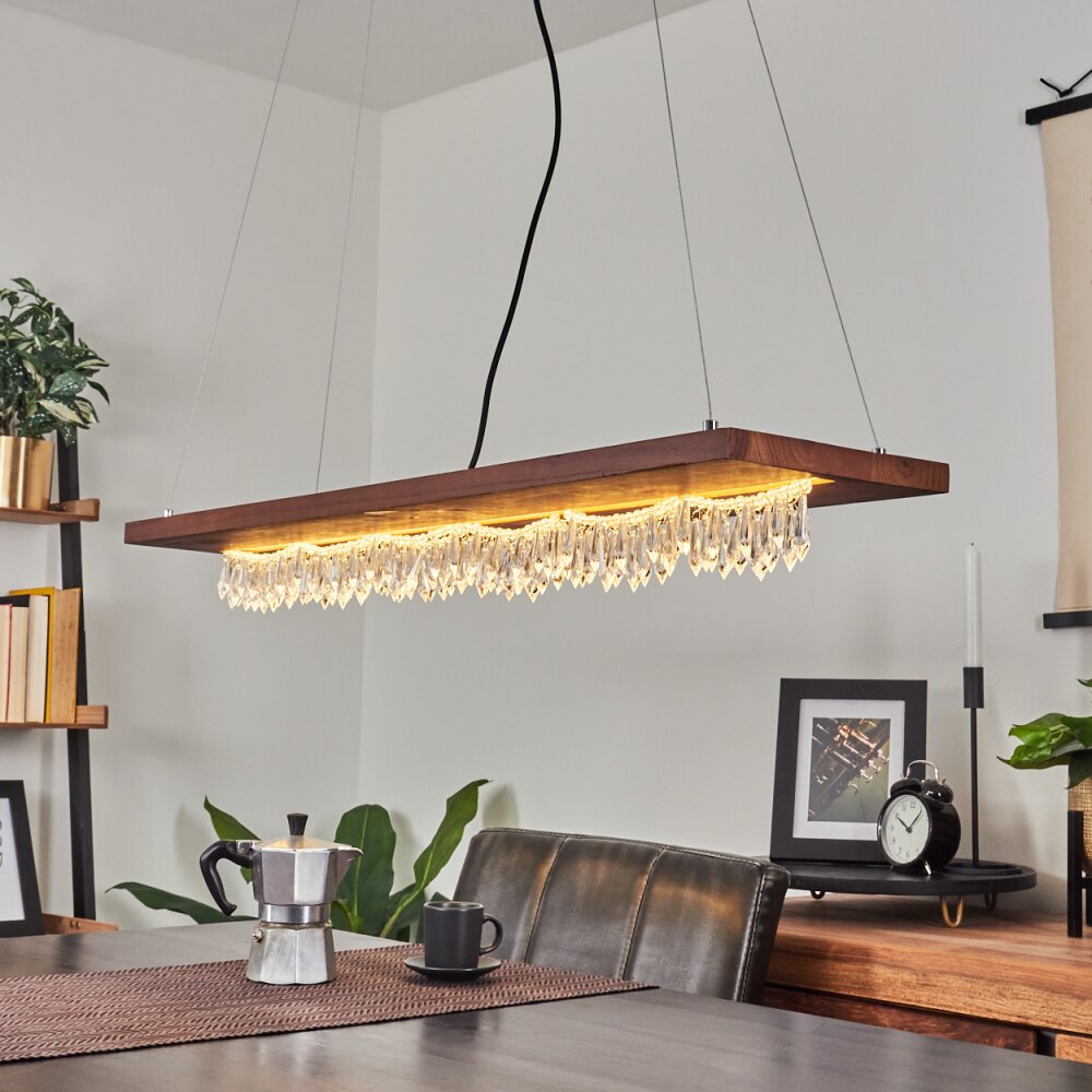 Versoix Pendelleuchte LED Chrom, Schwarz, 1-flammig main product photo