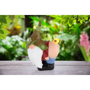 Globo ZWERG Solarleuchte LED Bunt, 2-flammig