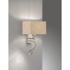 Fischer & Honsel Dream Wandleuchte Nickel-Matt, 1-flammig