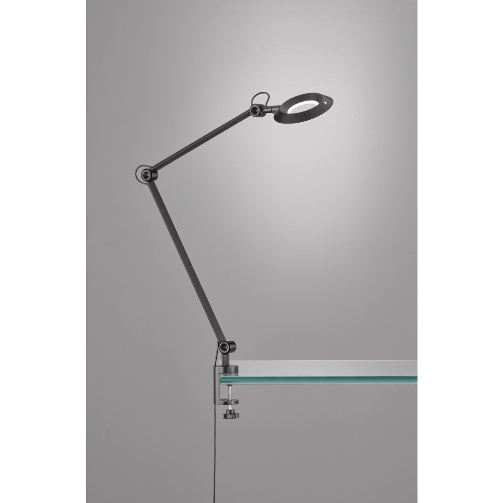 SCHÖNER WOHNEN-Kollektion Klemmleuchte Office LED Schwarz, 1-flammig main product photo