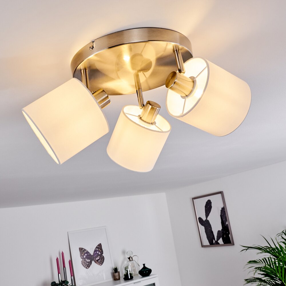Alsen Deckenleuchte Nickel-Matt, 3-flammig main product photo