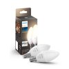 Philips Hue White 2er Set LED E14 5,5 Watt 2700 Kelvin 470 Lumen