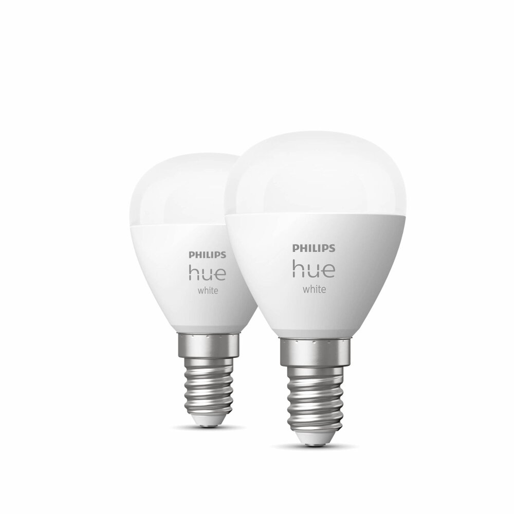 Philips Hue White 2er Set LED E14 5,7 Watt 2700 Kelvin 470 Lumen main product photo