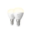 Philips Hue White 2er Set LED E14 5,7 Watt 2700 Kelvin 470 Lumen