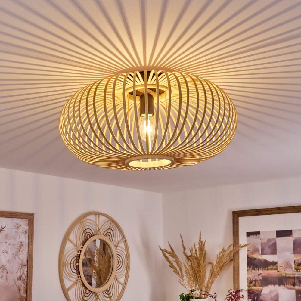 Oravi Deckenleuchte Holz hell, 1-flammig main product photo