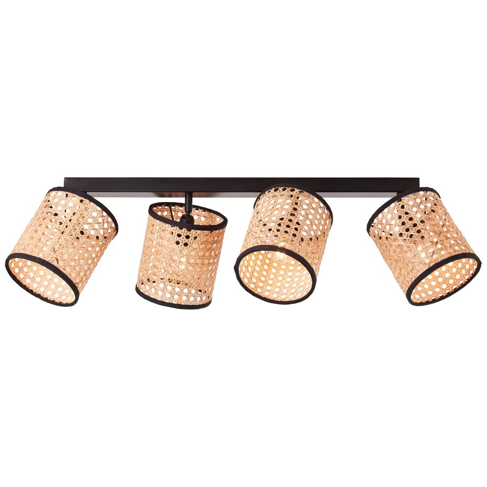 Brilliant Leuchten Wiley Deckenleuchte Schwarz, 4-flammig main product photo