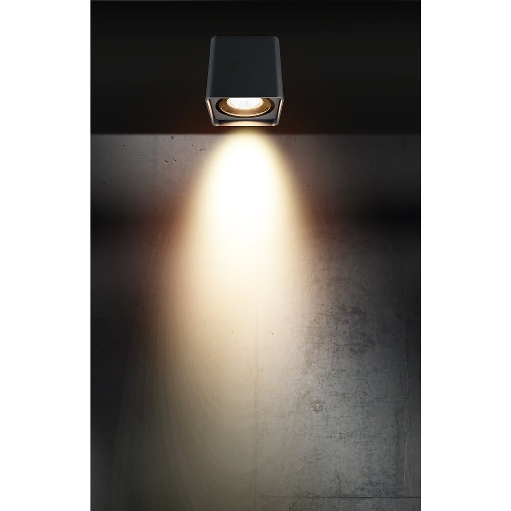 LCD Falshorn Außendeckenleuchte Grau, 1-flammig main product photo