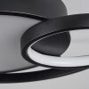 Rafz Deckenleuchte LED Schwarz, 1-flammig