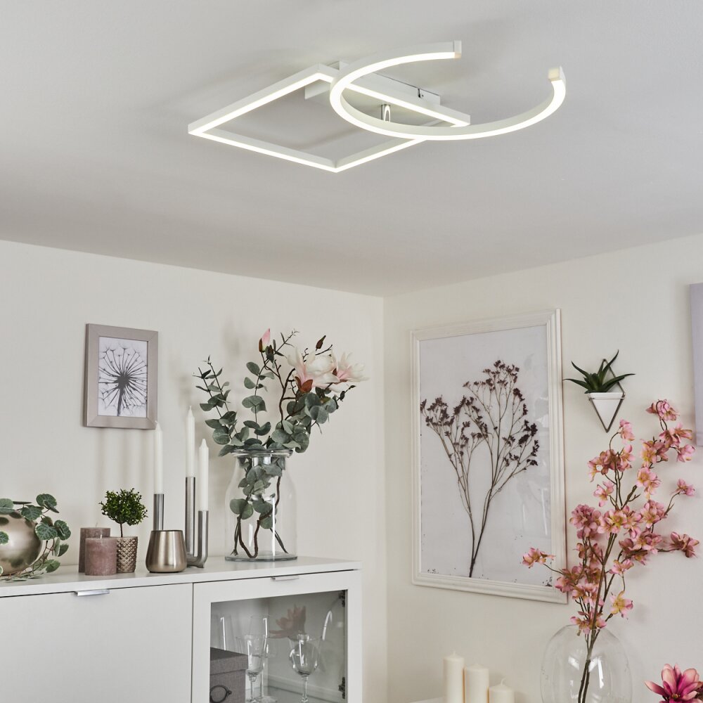 Frederick Deckenleuchte LED Chrom, Weiß, 1-flammig main product photo