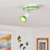 Cabri  Deckenleuchte LED Chrom, Grün, Weiß, 1-flammig