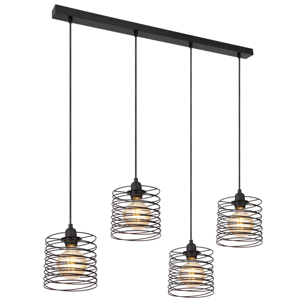 Globo TILLY Hängeleuchte Schwarz, 4-flammig main product photo