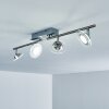 Marsen Deckenleuchte LED Nickel-Matt, 4-flammig, Fernbedienung, Farbwechsler