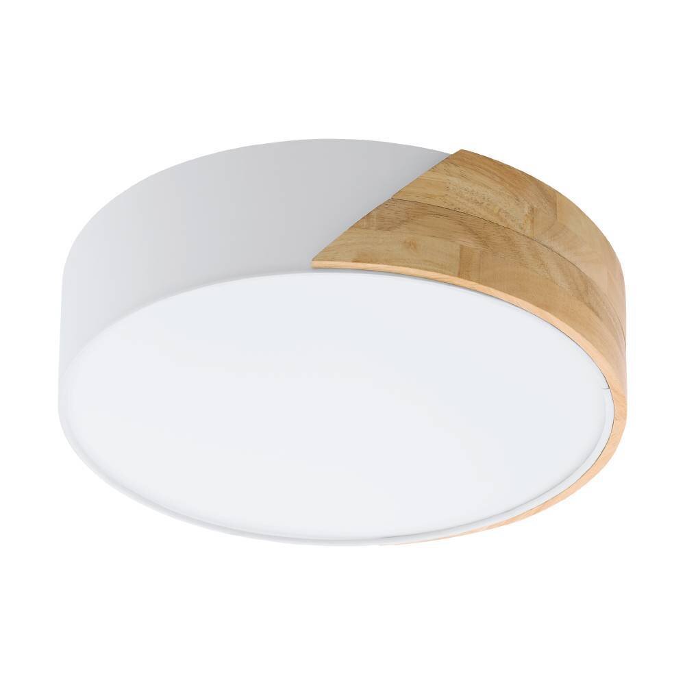 Eglo Leuchten GRIMALDINO Deckenleuchte Braun, Weiß, 2-flammig main product photo