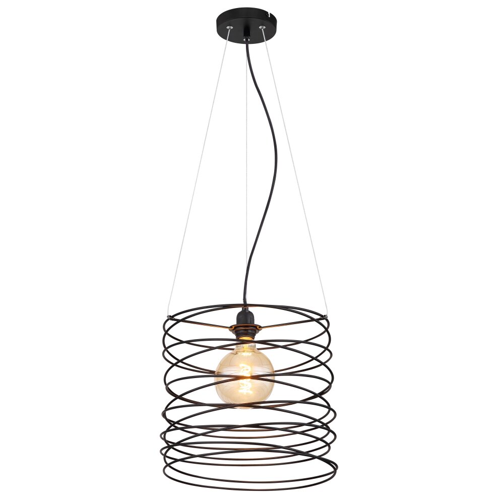 Globo TILLY Hängeleuchte Schwarz, 1-flammig main product photo