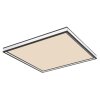 Globo JESSY Deckenpanel LED Schwarz, 1-flammig, Fernbedienung