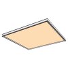 Globo JESSY Deckenpanel LED Schwarz, 1-flammig, Fernbedienung