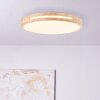 Brilliant Leuchten Woodbury Deckenleuchte LED Holz hell, Weiß, 1-flammig