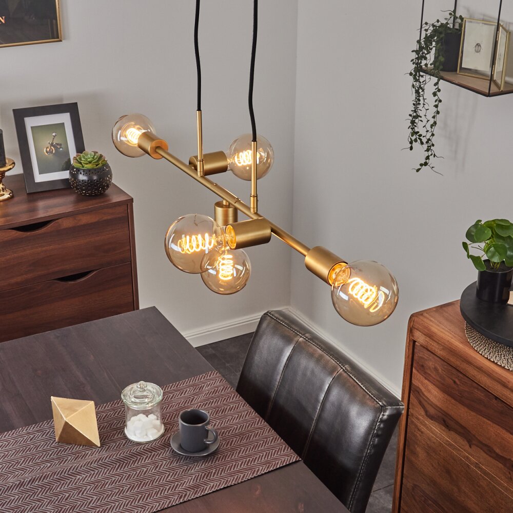 Talmage Pendelleuchte Messing, 5-flammig main product photo