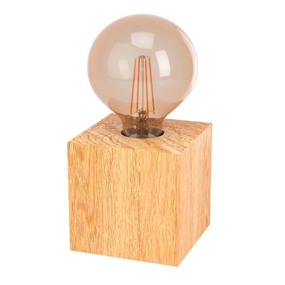 Eglo Leuchten PRESTWICK Tischleuchte Braun, 1-flammig main product photo