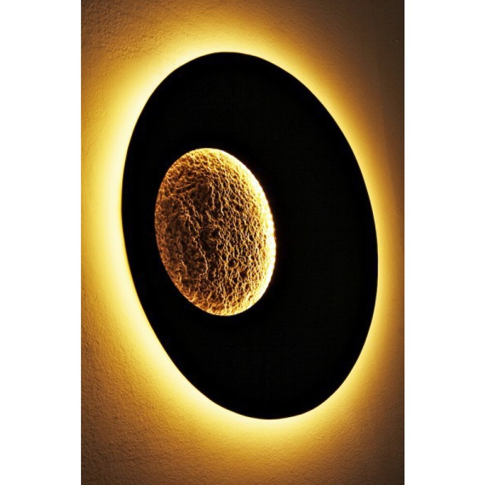 Holländer LUNA Wandleuchte LED Braun, Gold, 1-flammig main product photo