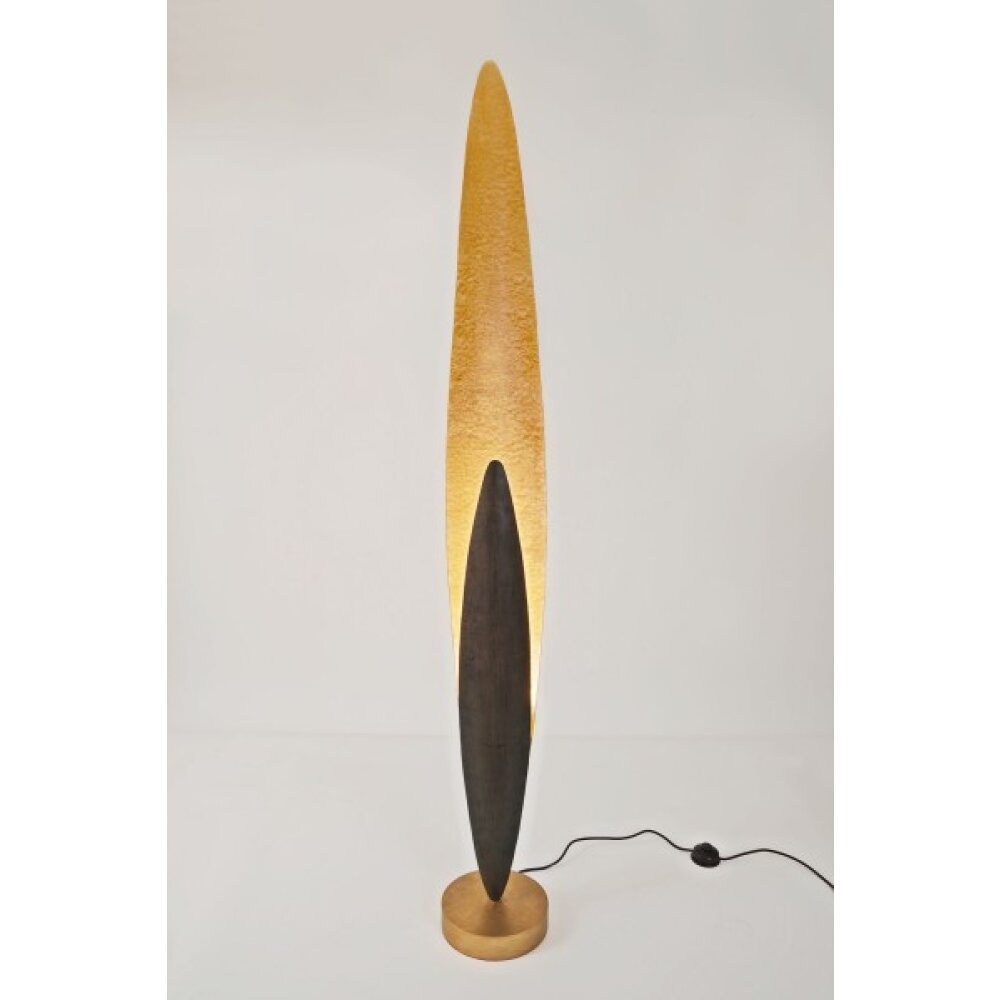 Holländer LINGUA Stehleuchte Braun, Gold, 1-flammig main product photo