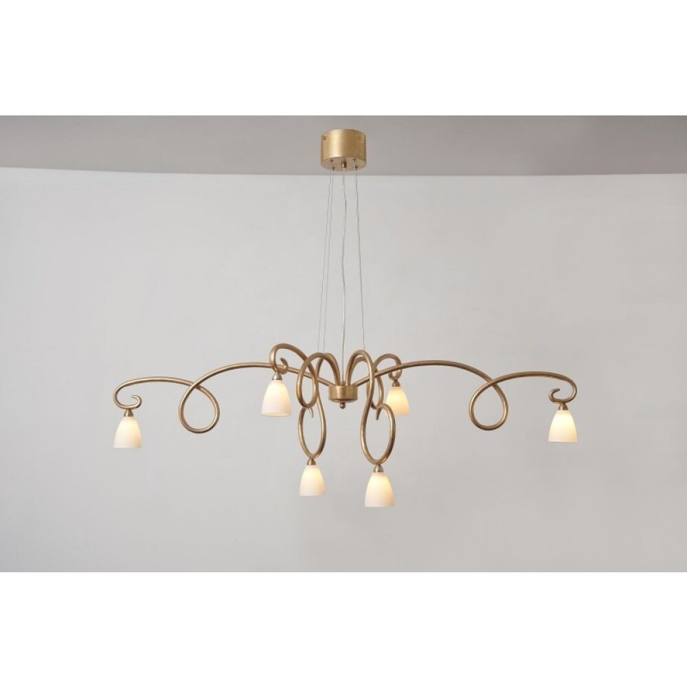 Holländer ALICE BIANCO Hängeleuchte Gold, 6-flammig main product photo