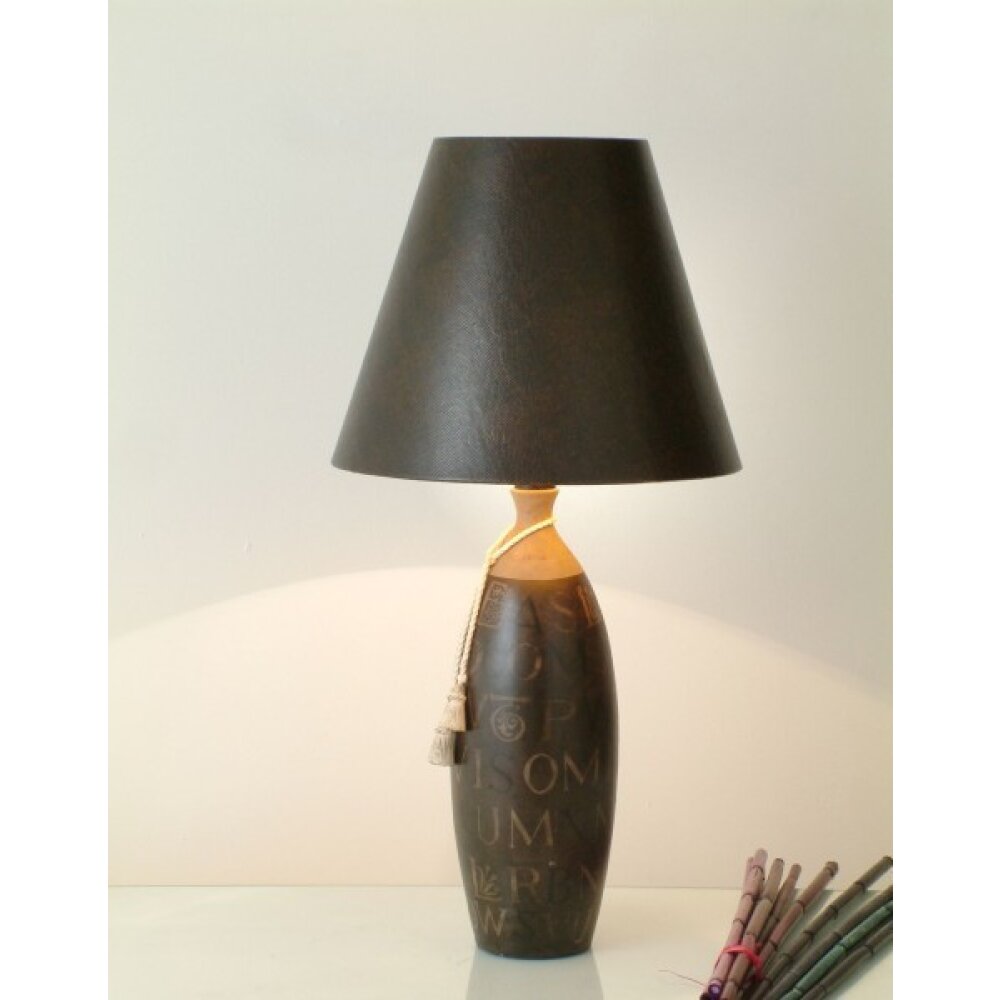 Holländer CARATTERE ALTA Tischleuchte Dunkelbraun, 1-flammig main product photo