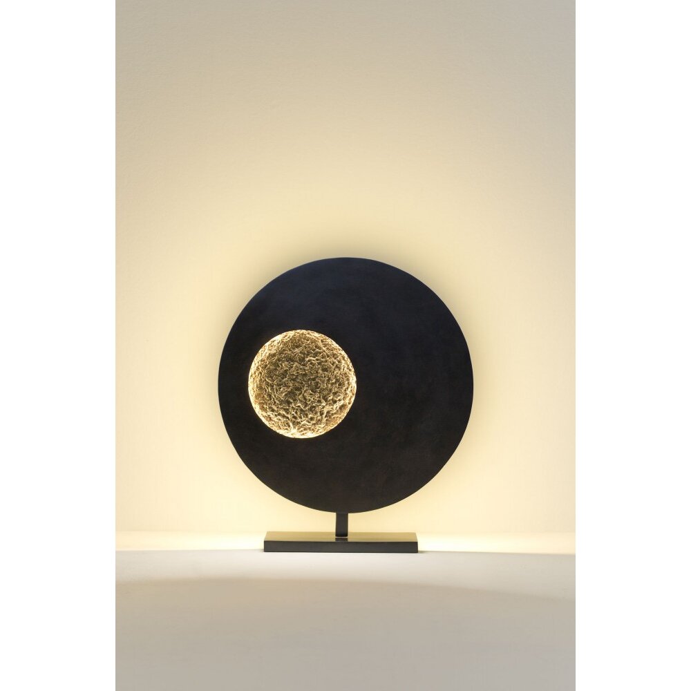 Holländer LUNA Tischleuchte LED Braun, Gold, Schwarz, 1-flammig main product photo