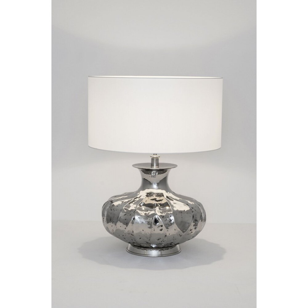 Holländer DAMASCO Tischleuchte Silber, 1-flammig main product photo