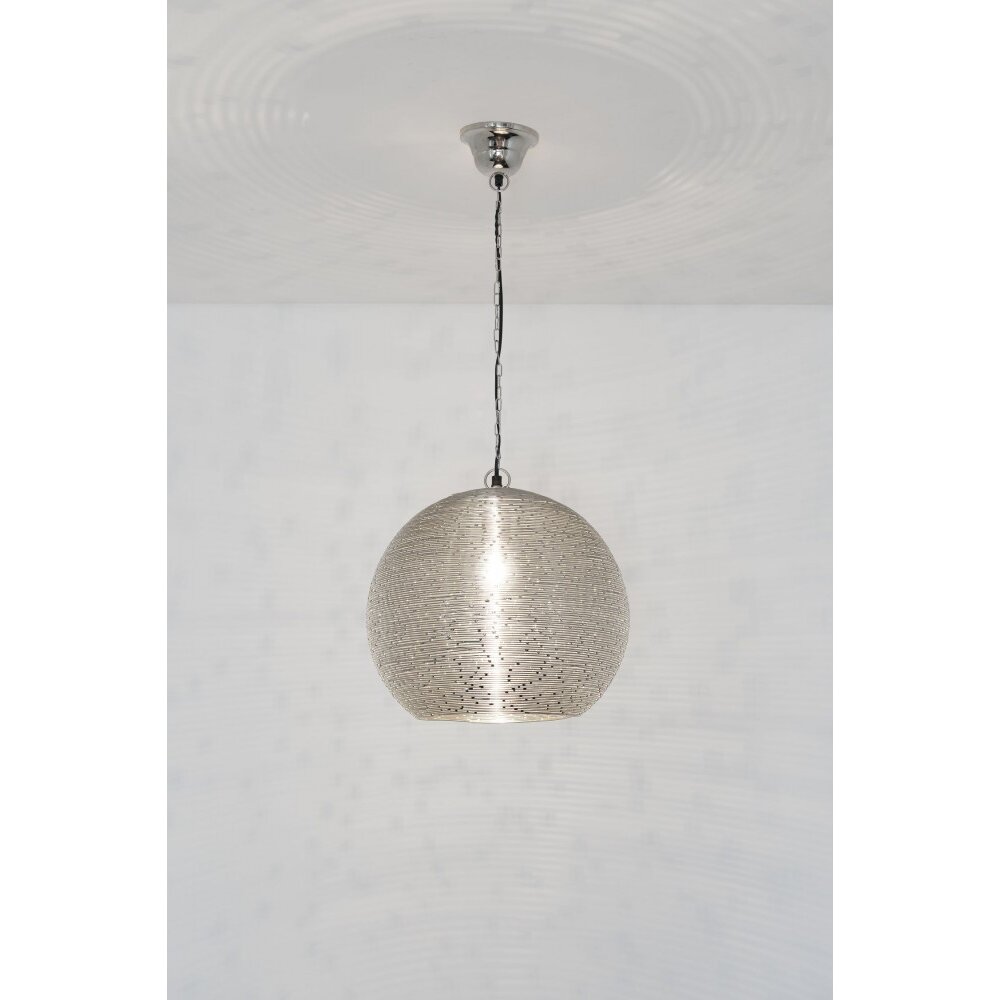 Holländer COLIBRI Hängeleuchte Silber, 1-flammig main product photo
