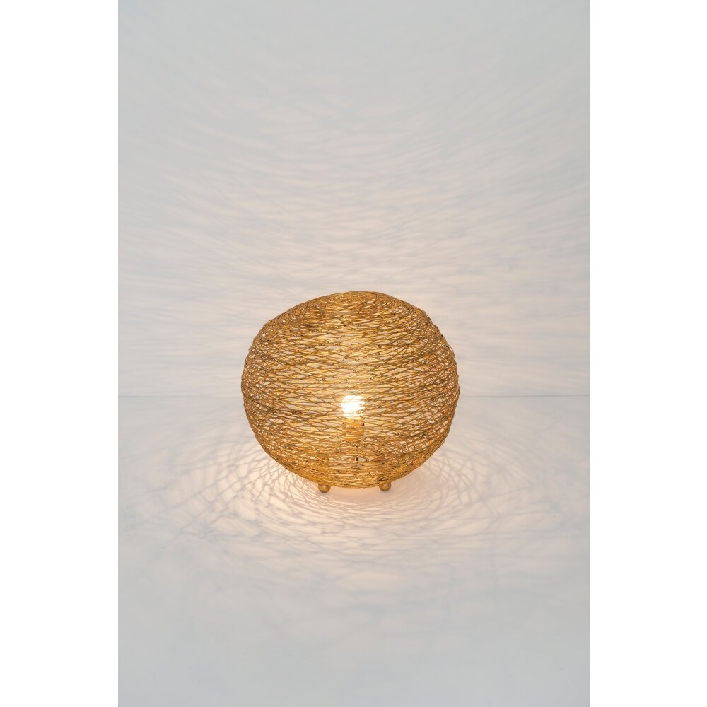 Holländer CAMPANO MEDIUM Tischleuchte Gold, 1-flammig main product photo