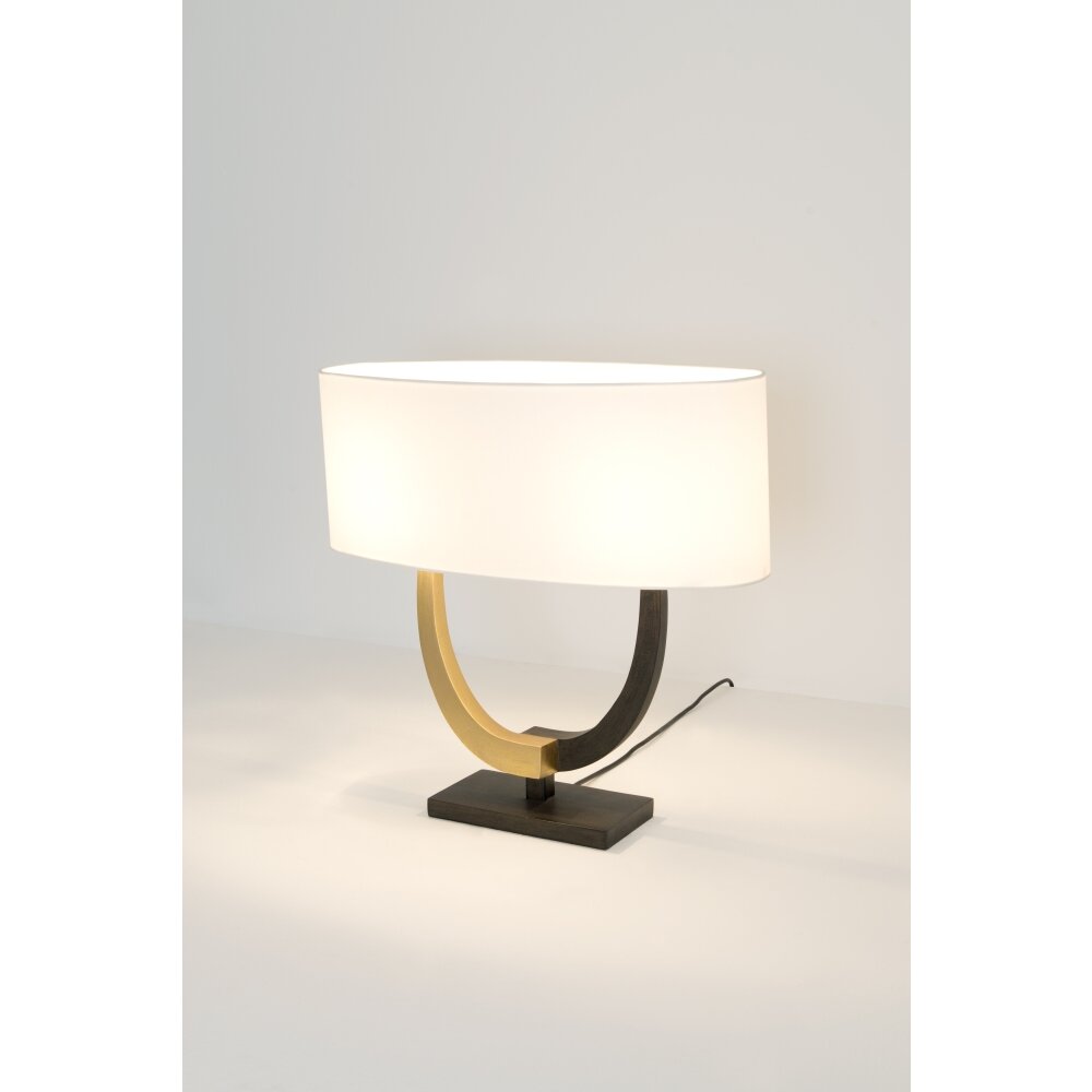 Holländer CATTEDRALE Tischleuchte Braun, Gold, Schwarz, 2-flammig main product photo