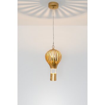 Holländer BALLOON PICCOLO Pendelleuchte LED Gold, 2-flammig