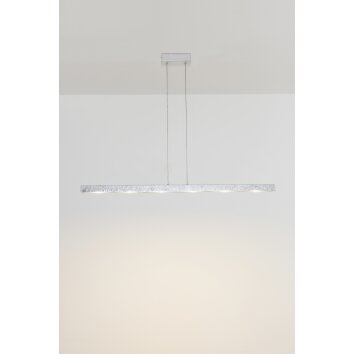 Holländer UNIVERSO Hängeleuchte LED Silber, 6-flammig